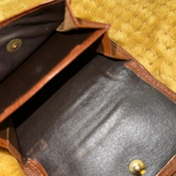 Burberry vintage Brown men Leather Wallet